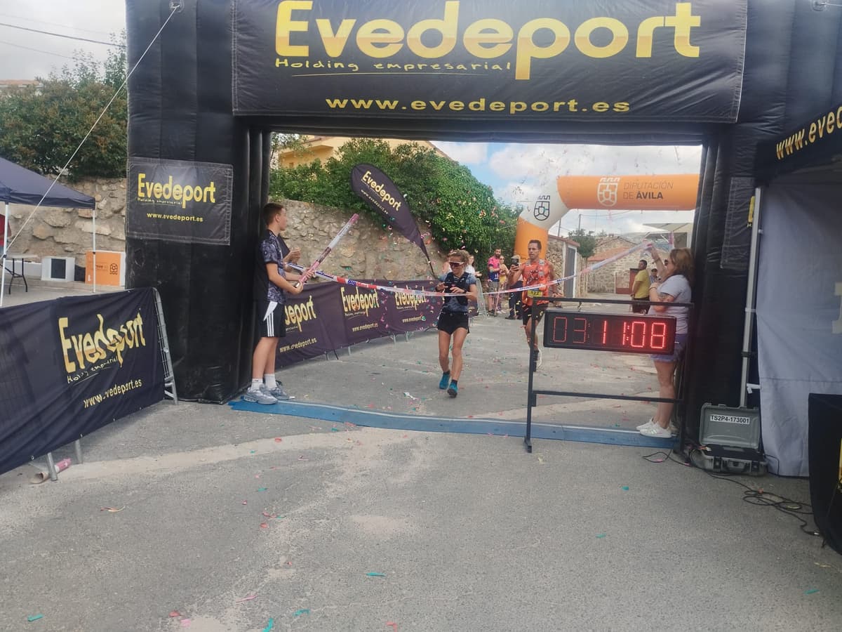 Emoción en la llegada a meta